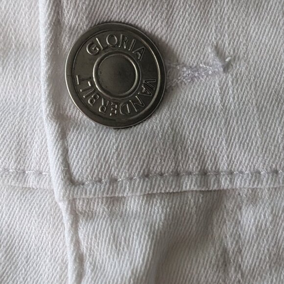Gloria Vanderbilt Shape Effect Tummy Sculpt Jeans White Size 16 $20.00 NWT - Picture 5 of 13